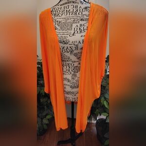 Vibrant Orange Women's Swim Cover-up